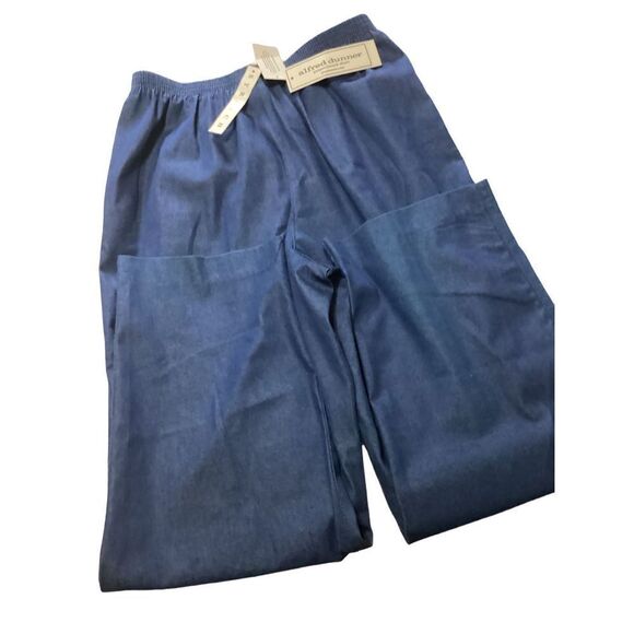 Alfred Dunner Shaker Heights Blue Pants 14 - Picture 2 of 7